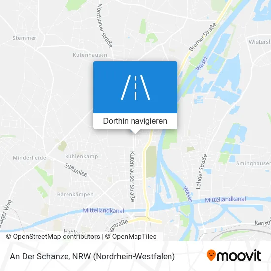 An Der Schanze Karte