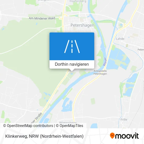 Klinkerweg Karte