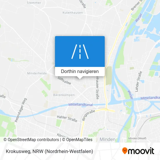 Krokusweg Karte