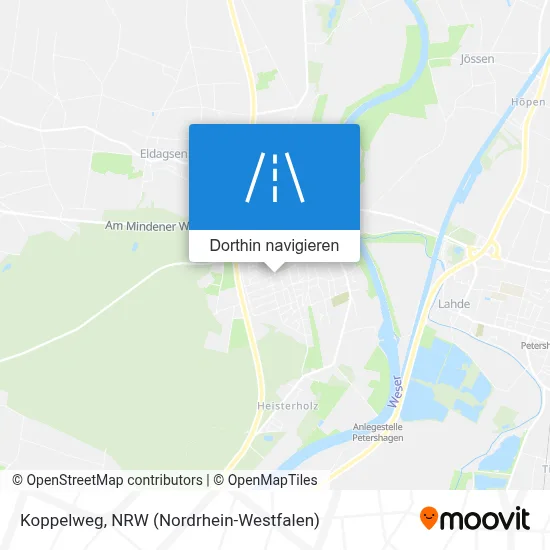 Koppelweg Karte