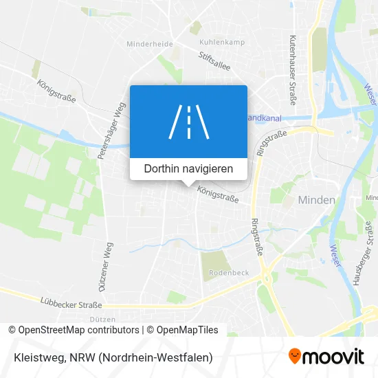 Kleistweg Karte
