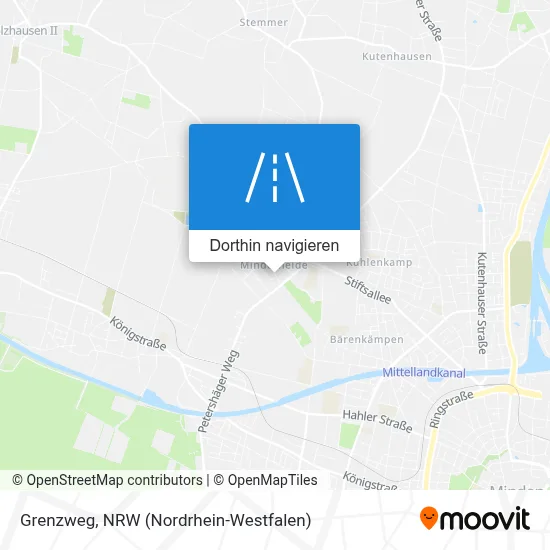 Grenzweg Karte