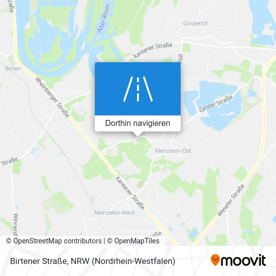 Birtener Straße Karte