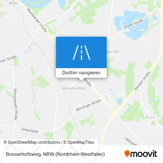 Bosserhofsweg Karte