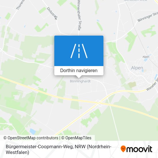 Bürgermeister-Coopmann-Weg Karte