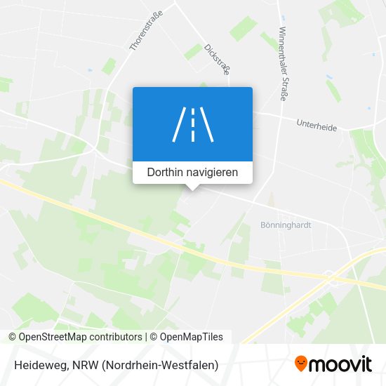 Heideweg Karte