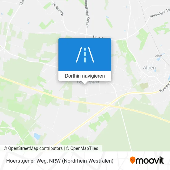 Hoerstgener Weg Karte