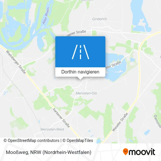 Mooßweg Karte