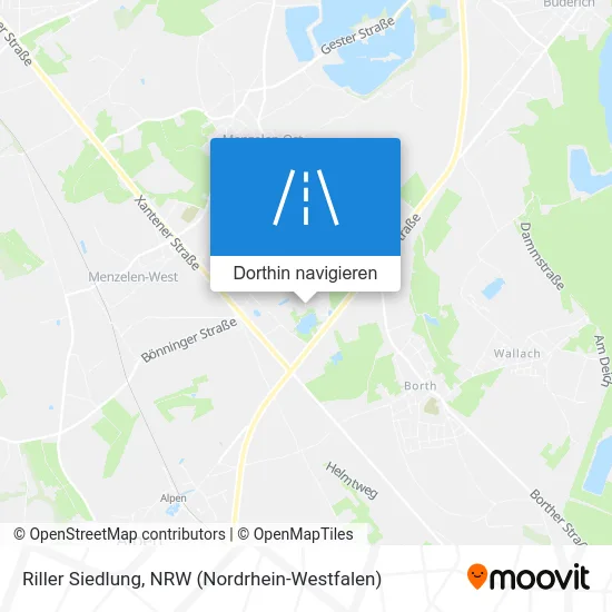 Riller Siedlung Karte