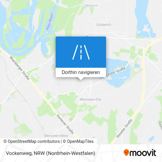 Vockenweg Karte
