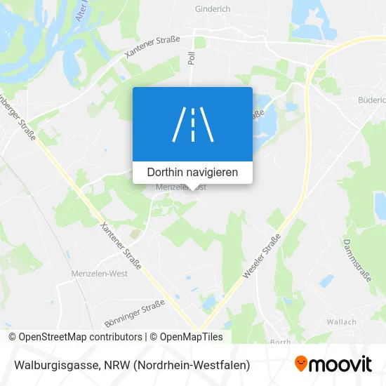 Walburgisgasse Karte