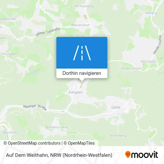 Auf Dem Weithahn Karte