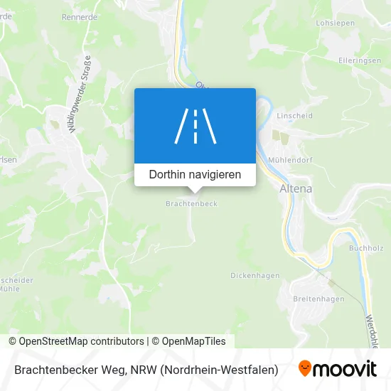 Brachtenbecker Weg Karte