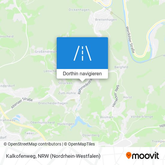 Kalkofenweg Karte