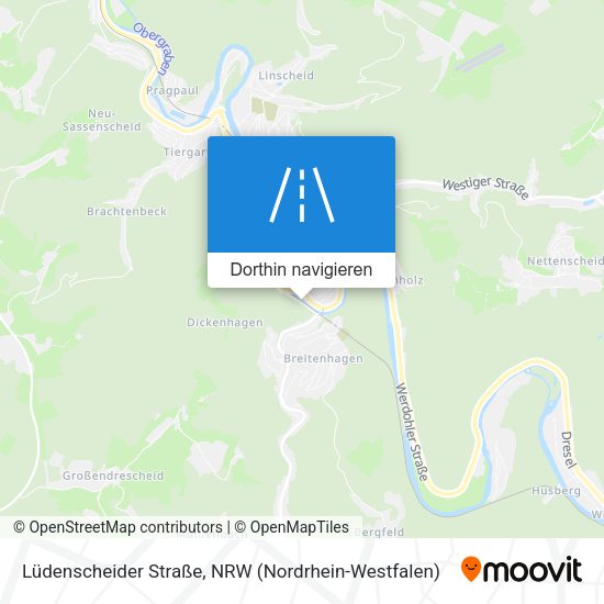 Lüdenscheider Straße Karte