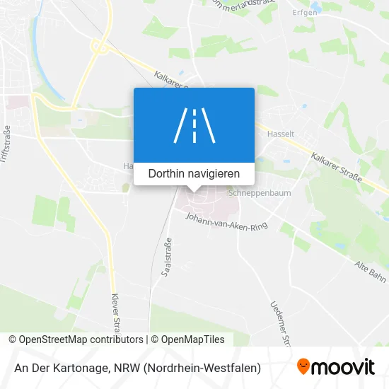 An Der Kartonage Karte