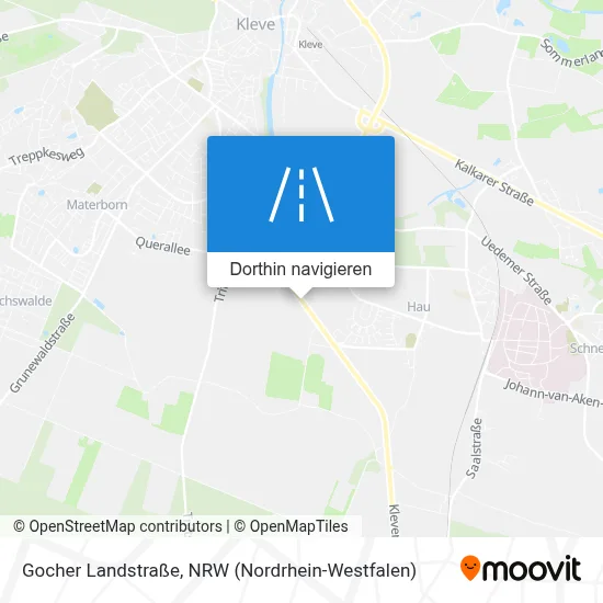 Gocher Landstraße Karte