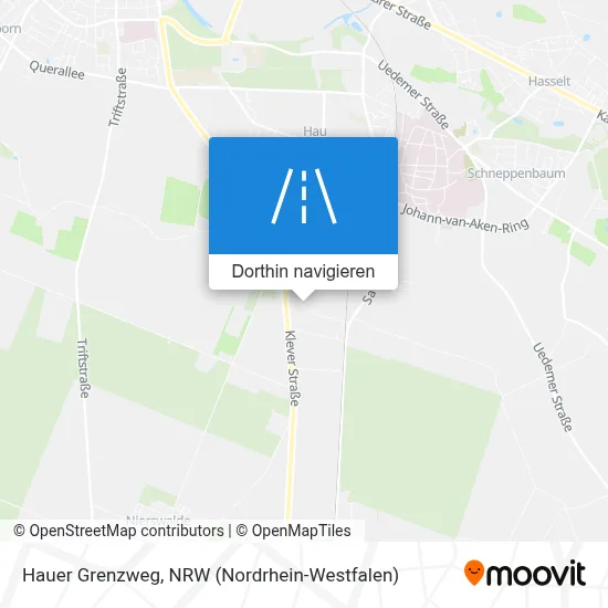 Hauer Grenzweg Karte