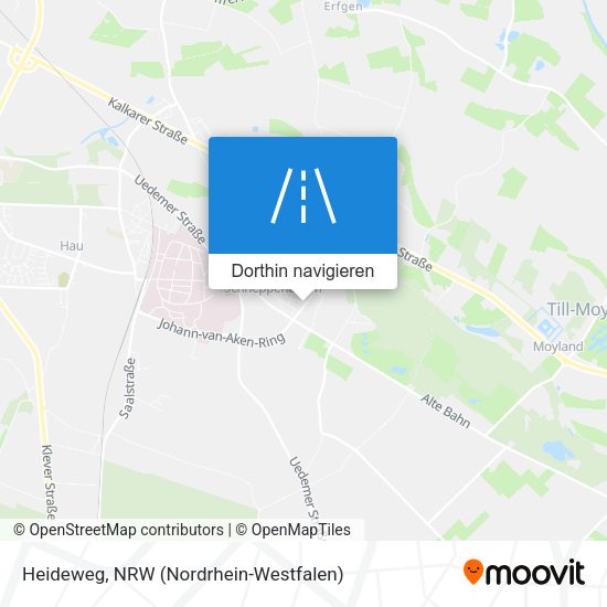 Heideweg Karte