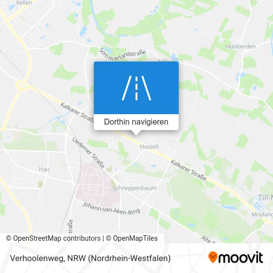 Verhoolenweg Karte