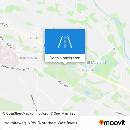 Voltaireweg Karte