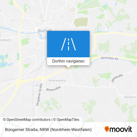 Büngerner Straße Karte