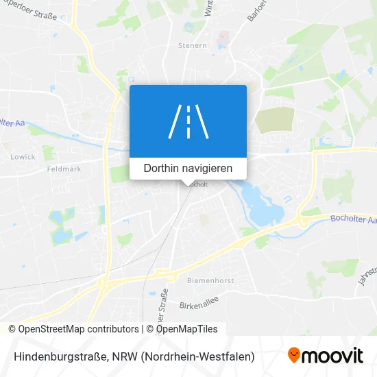 Hindenburgstraße Karte