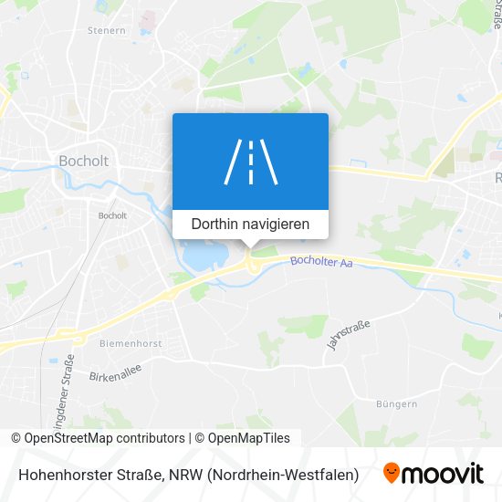 Hohenhorster Straße Karte