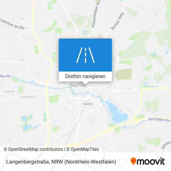 Langenbergstraße Karte