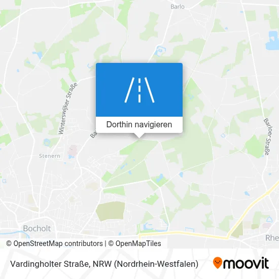 Vardingholter Straße Karte