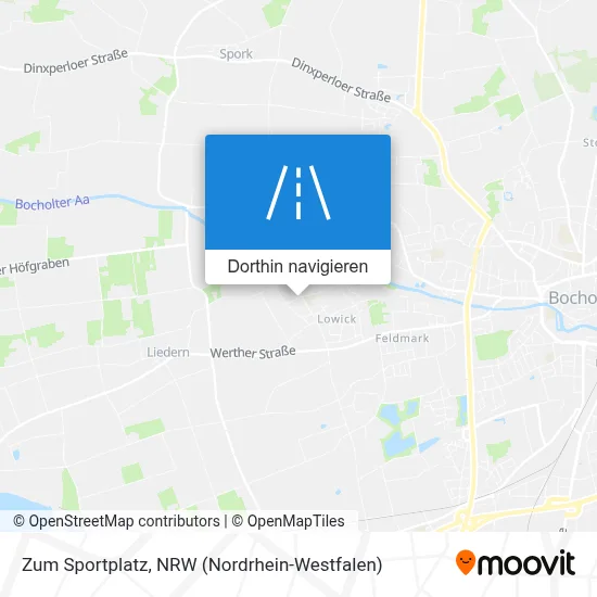 Zum Sportplatz Karte