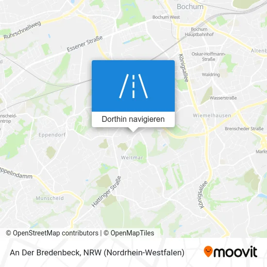 An Der Bredenbeck Karte
