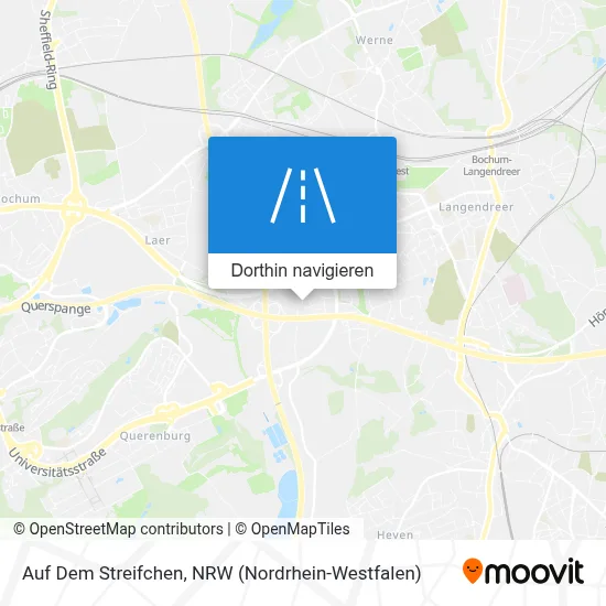 Auf Dem Streifchen Karte