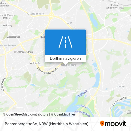 Bahrenbergstraße Karte