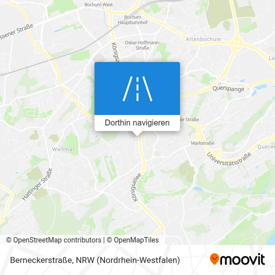 Berneckerstraße Karte