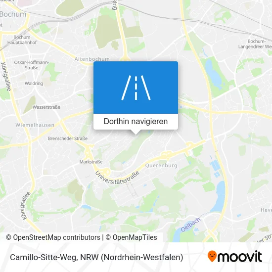 Camillo-Sitte-Weg Karte