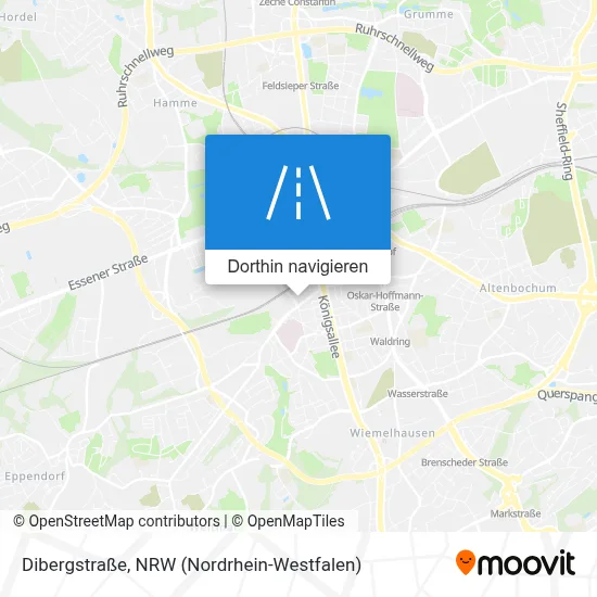 Dibergstraße Karte
