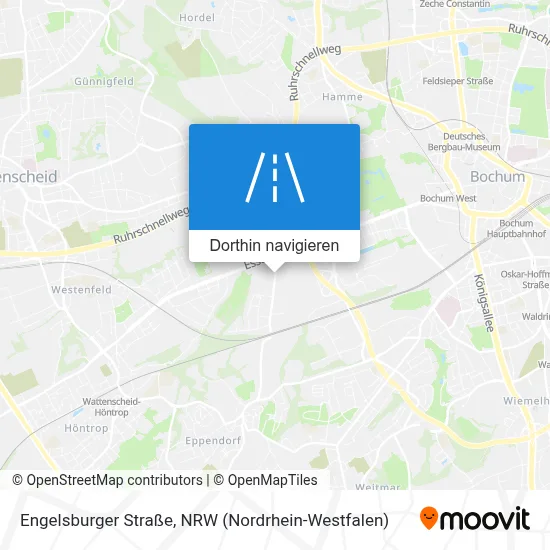 Engelsburger Straße Karte