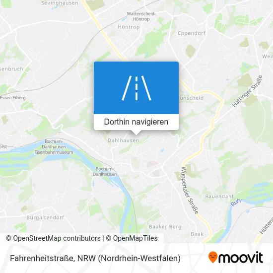 Fahrenheitstraße Karte