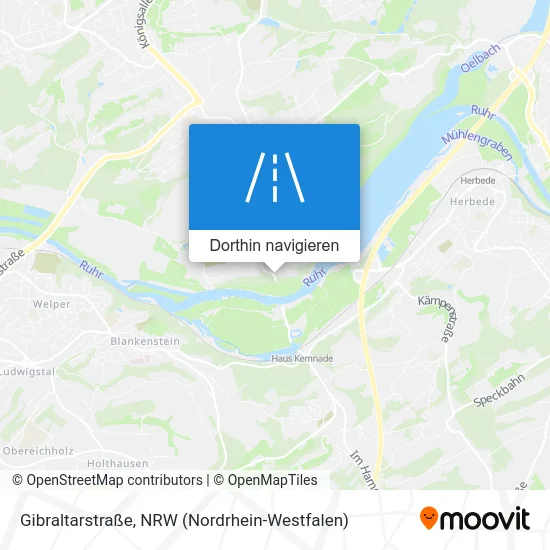 Gibraltarstraße Karte