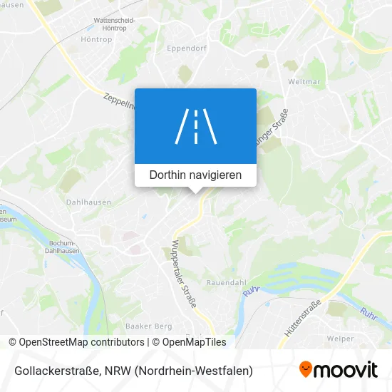 Gollackerstraße Karte