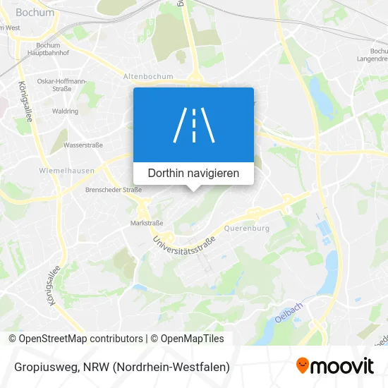 Gropiusweg Karte