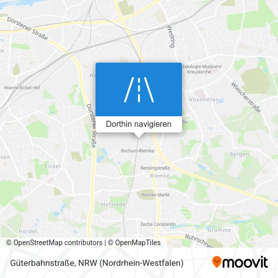 Güterbahnstraße Karte