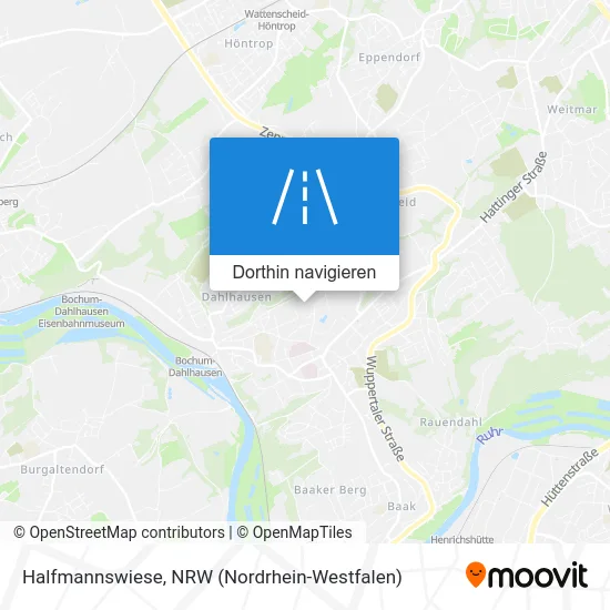 Halfmannswiese Karte