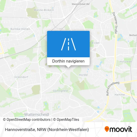 Hannoverstraße Karte