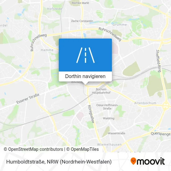 Humboldtstraße Karte