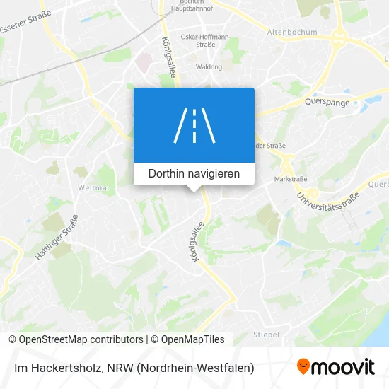 Im Hackertsholz Karte