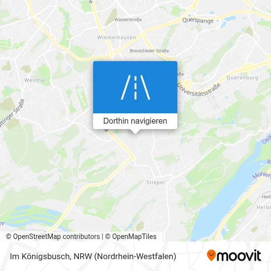 Im Königsbusch Karte