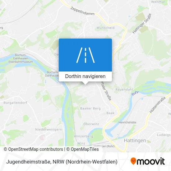 Jugendheimstraße Karte