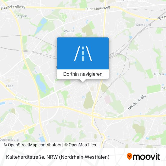 Kaltehardtstraße Karte